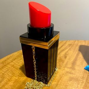 Lipstick shaped purse